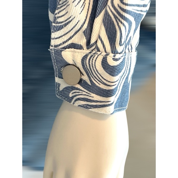 Super cute color block jean jacket S M L - Picture 7 of 7